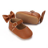 Zapatos De Princesa Para Bebé Niña En Lace Blanca Mocasines Con Lazo Y Borde Antideslizante De Goma Primera Calzado Para Caminar - details 104