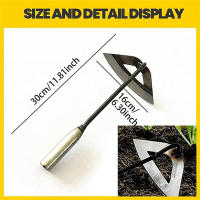 Herramienta agrícola para deshierbe - Azadón hueco para jardinería, diseño afilado para eliminar malezas, cultivo y preparación de terreno - details 0