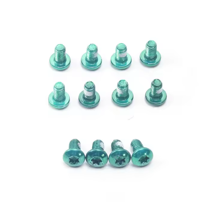 Juego De 12 Piezas De Tornillos Para Disco De Freno De Bicicleta M5x9mm Coloridos Accesorios De Ciclismo MTB Partes De Bicicleta - 1
