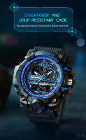 Reloj De Pulsera Militar Deportivo Para Hombre SANDA 3133 G Style 50M a Prueba De Agua Resistente Al Shock Con Cuarzo Digital Y Luz LED - details 12