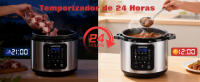 Olla a Presión Eléctrica Aigostar 6L 1000W, Robot de Cocina Multifunción 18 en 1. Programable 24h, 3 Presiones, Pantalla LED. Olla Express para Cocción Lenta, Arrocera, Yogurtera, Saltear y Guisos. Inicio retardado, mantiene el calor, antiadherente - details 9