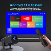 HY320 Mini Projector New Native 720P Android 11 4K 300ANSI Wifi6 BT5.0 Portable Outdoor Cinema 180° Rotating Projector - details 7