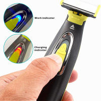 Afeitadora Eléctrica MLG Para Hombres Y Mujeres Trimmer Portátil USB Cuchilla T-Shaped Washable Para Barba Axilas Y Cuerpo - details 2