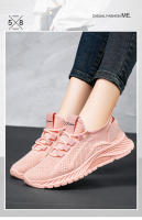 Zapatillas De Correr Para Mujer Beige Con Cordones Deportivas Ligeras Antideslizantes Cómodas Para Gimnasio Trabajo Y Uso Casual - details 1