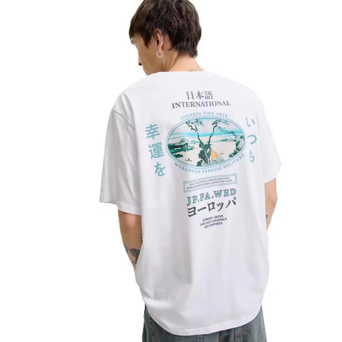 Camiseta Jack & Jones 12283974 Southeast blanco (Bright White) - details 2