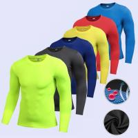 Camiseta De Compresión Para Hombre Manga Larga Secado Rápido Deporte Entrenamiento Correr Fitness Gimnasio Ropa Deportiva - details 1