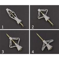 Anclaje De Tornillo De Plástico Para Tejido De Cepillo Puerta De Armario Anclaje De Expansión Para Muro Hueco Tubo De Plástico Accesorios De Anclaje De Avión - details 2