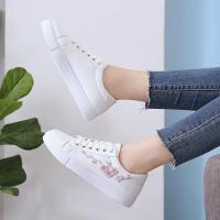 Zapatos Blancos Pequeños Para Mujer Primavera/Verano/Otoño Nuevos Patrón Bordado Coreano Casual Suela Baja Estudiante Zapatos Planos - details 9