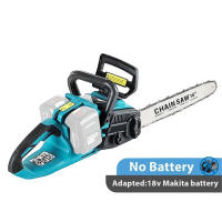 3500W Motosierra eléctrica sin escobillas, herramienta de poda inalámbrica para carpintería, cortador de jardín de mano para batería Makita,16 pulgadas - details 9