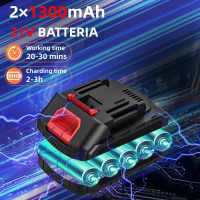 ​​Sierra de Cadena Eléctrica Mini 4'' (100mm), 350W, Corte Profundo 80mm - Ligera 1.2KG, Ideal para Podar Árboles y Jardinería Doméstica (Incluye 2 Cadenas Seguridad)​ - details 2