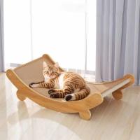 Juguete Para Gatos U-Shaped Tablero De Rasguñar Resistentes Al Desgaste Y Al Rasguño Asiento De Descanso Para Gatos Material De Madera - details 3