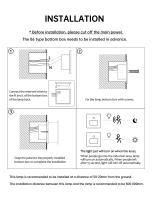 Lámpara De Pared Revestida LED Con Sensor PIR Para Pasillos Escaleras Y Estepes Iluminación Moderna Interior Para El Hogar Incluye Bombillas - details 19