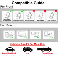 Cubiertas De Asiento Universal Para Coche SUV Camión Van Diseño De Presión De Neumáticos Accesorios Interiores Completo Para Coche - details 2