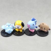 Figuras BT21 De 6cm 7pcs Mini Figura Kpop Coreana Creativas Accesorios De Escritorio Juguete Para Niños Regalo De Cumpleaños - details 9
