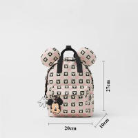 Mochila Infantil Disney De Cartón Nuevo Con Diseño De Mickey Moda Casual Para Niños Y Niñas Bolsa Escolar De Primera Infancia Material Nylon - details 0
