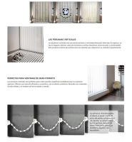 PANDAHOME Estor Vertical Helsinki 100% Poliéster – Ideal para Ventanas Panorámicas, Lamas Pivotantes para Control de Luz, Montaje Fácil con Kit Incluido, Barra Ajustable – Disponible en Blanco, Topo y Gris (100x260cm, 150x260cm, 200x260cm, 250x260cm) - details 0