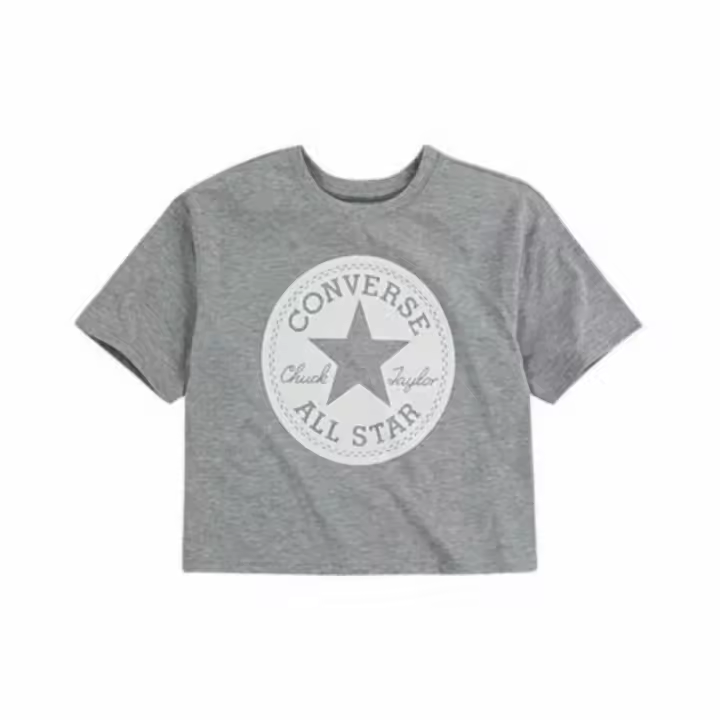 Camiseta CONVERSE SIG CHUCK PATCH BOXY TEE 469787 042 Gris - 1
