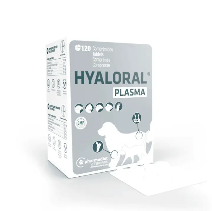 Hyaloral Plasma Razas Grandes y Gigantes 120 Comprimidos - 1