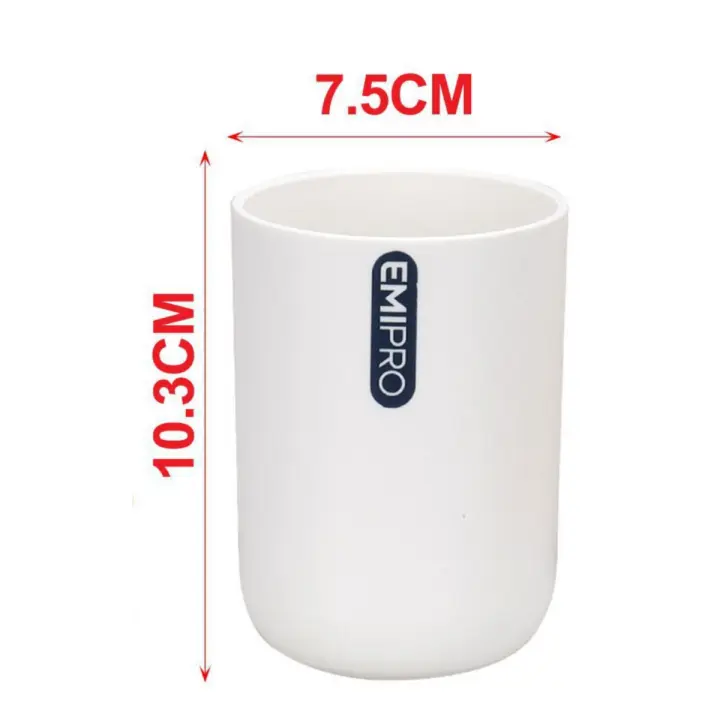 Set Accesorios Baño de Bambú Estilo nordico Blanco Dispensador Jabon,portacepillos ,Escobilla, Vaso para Enjuague ,Jabonera,Juego de 5 Piezas - 1