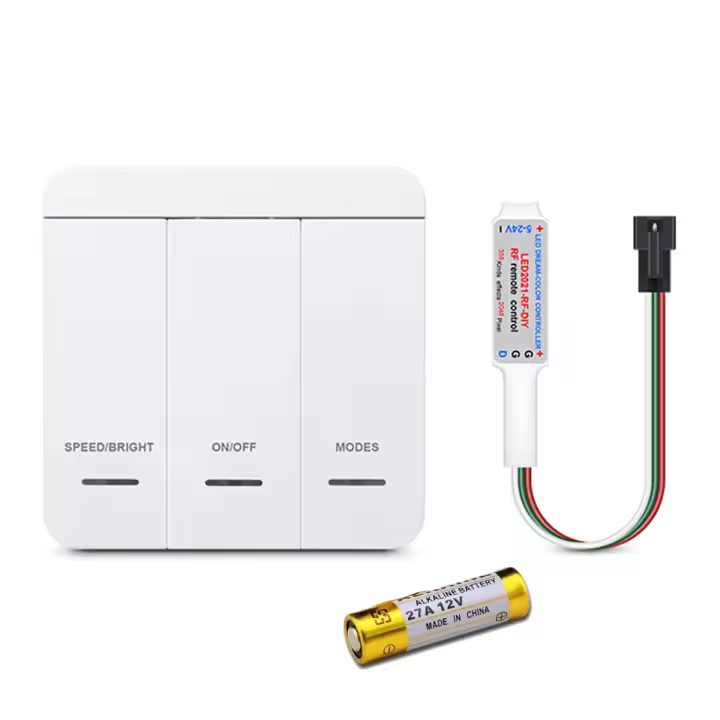 Controlador Inalámbrico RF DC24V Para Carreras De Caballos Con Bandeja De Luz LED WS2811 SMD2835 Botón De Interruptor Dimmer - 1