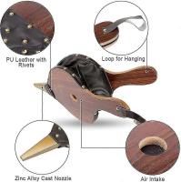 Soplador de aire de madera, Soplador de chimenea, Soplador de aire de madera, Soplador de chimenea manual, Boquilla de Hierro, - details 1