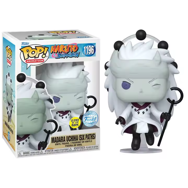 Funko Pop! Naruto: Shippuden - Sabio Madara Uchiha (GW) Exclusivo, 60333, Nº1196 - 1