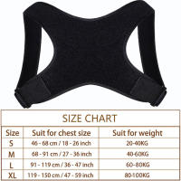 Corrector De Postura Ajustable Para Espalda Soporte Cinturón Para Hombros Espalda Invisible Para Adultos Correa De Apoyo Para Espalda Y Cuello - details 0