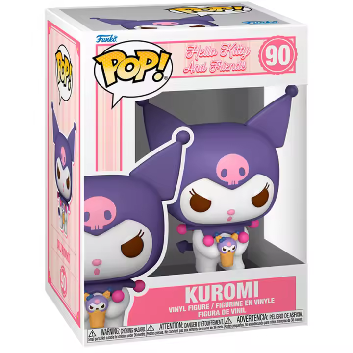 Funko Pop! Sanrio: HK - Kuromi - Figura de Vinilo Coleccionable - Idea de Regalo- Mercancia Oficial - Juguetes para Niños y Adultos - Cartoons Fans - Muñeco para Coleccionistas y Exposición - MR POPYE - 1