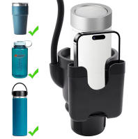 Soporte De Teléfono Móvil BLALION Multifuncional 3 En 1 Expansor De Porta Vidrio Con Base Giratoria Ajustable Y Clip De Almacenamiento Para Coche Negro ABS + Aluminio - details 12