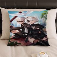 Funda De Cojín Nier Automata 2b 40x40cm 45x45cm Para Coche Sofá Regalo De Navidad Funda De Cojín De Terciopelo Cortado Anti-deslizante - details 13