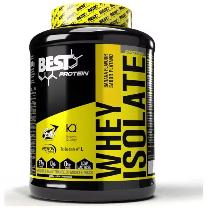 Best Protein Whey Isolate Plátano 2000G - 1