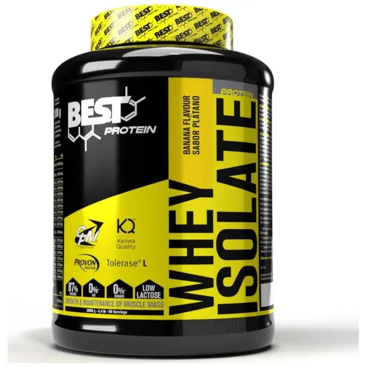 Best Protein Whey Isolate Plátano 2000G - 1