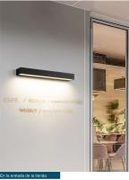 Lámpara De Pared Exterior LED IP65 Impermeable En Aluminio Para Decoración De Patio Puerta Garage Luz De Fachada Moderna - details 3