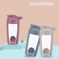 Botella De deporte 550ML Mezcladora Portátil Para Café Leche Y Proteína Cubo De Batido Sellado Y Antigoteo En Color Rosa/Azul/Cafe - details 0