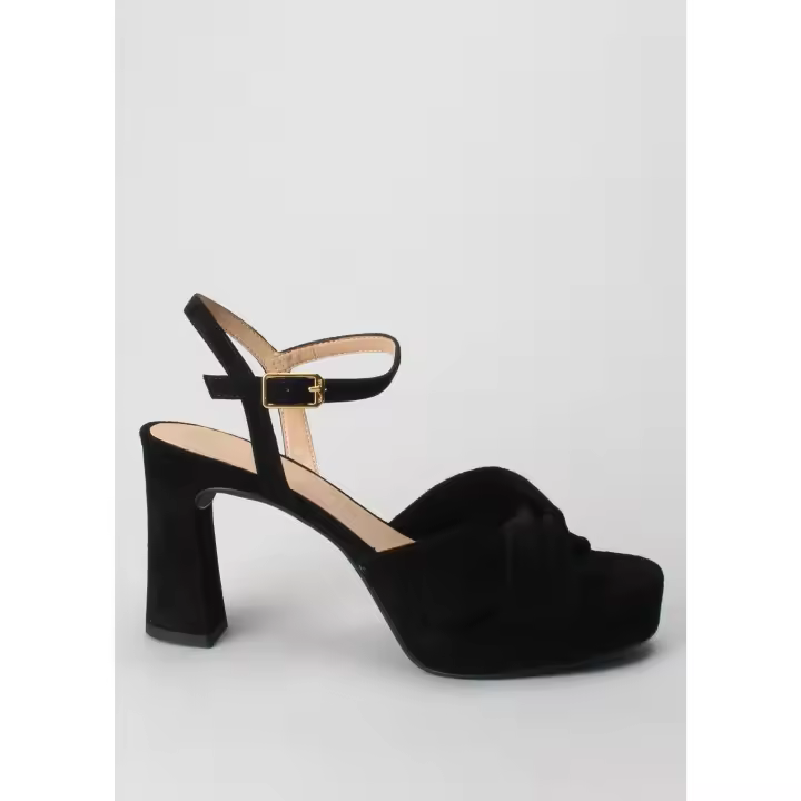 sandalia plataforma did suede black UNISA - 1