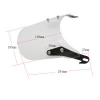Kit De Montaje De Faro Retro Para Motocicleta Universal 5-7 Pulgadas Con Parabrisas Adecuado Para Cafe Racer Lámpara De Manillar Y Carenado - details 3