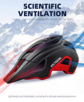 Casco De Bicicleta LED  Con Visera De Sol Y Gafas Recargables Para Hombres Ciclismo En Carretera Y MTB Talla 57-61 Cm - details 4