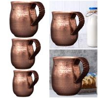 Taza De Cobre Resistente Para Compartir Infusor De Té Kettle De Agua Caliente Batidor De Leche Para Restaurante Casa De Té Camping Cocina Hotel - details 3
