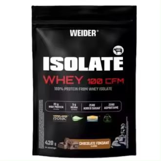 WEIDER ISOLATE WHEY 100 CFM choco 420gr. - 1