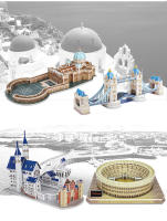Modelo De Puzzle 3D DIY De Papel De Attraction Mundial Juguete Educativo Para Niños Desarrollo Inteligente Construcción Unisex - details 12