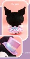 Peluche Sanrio Kuromi Hello Kitty Anime Kawaii Muñeco Suave Regalo De Cumpleaños Para Niña Niño Juguete De Colgante - details 5