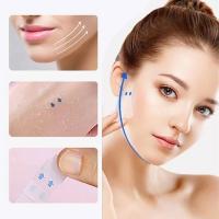 40Pcs Pegatinas De Levantamiento Para La Cara Invisible Y Transparente Herramientas Adhesivas Para Piel Flácida Y Arrugas V-Forma - details 5
