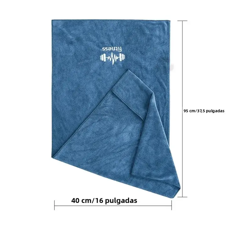 Toalla De Fitness Multifuncional Para Deportes Absorbente Ultra Toalla De Sudor Para Gimnasio Y Natación Toalla De Microfibra Para Piscina - 1