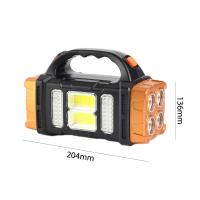 Linterna LED De Alta Potencia Para Camping Y Exteriores Recargable USB Con 4 Modos De Iluminación Luz Solar Impermeable Para Actividades Al Aire Libre - details 8