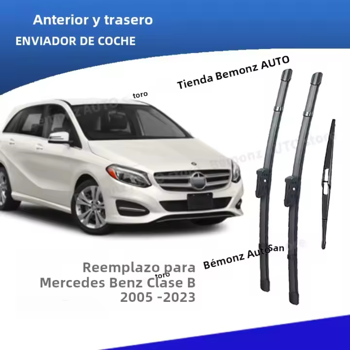 Limpiaparabrisas Delanteros Y Traseros LHD Para Mercedes Benz Clase B W245 W246 W247 2005-2023 B180 B200 B220 B250 Accesorios De Pintura - 1