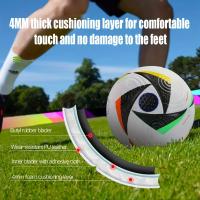 Pelota De Fútbol Estándar Tamaño 5 PU Cuidado Con Químicos Nulos Adecuada Para Adultos Y Adolescentes Juegos Al Aire Libre Resistente Al Desgaste Con Espuma De 4mm - details 4