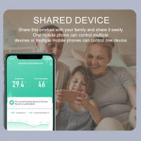 Sensor De Temperatura Y Humedad WiFi Control Remoto Por Tuya APP Notificaciones Móvil Compartir Dispositivo Control Inteligente Móvil - details 8