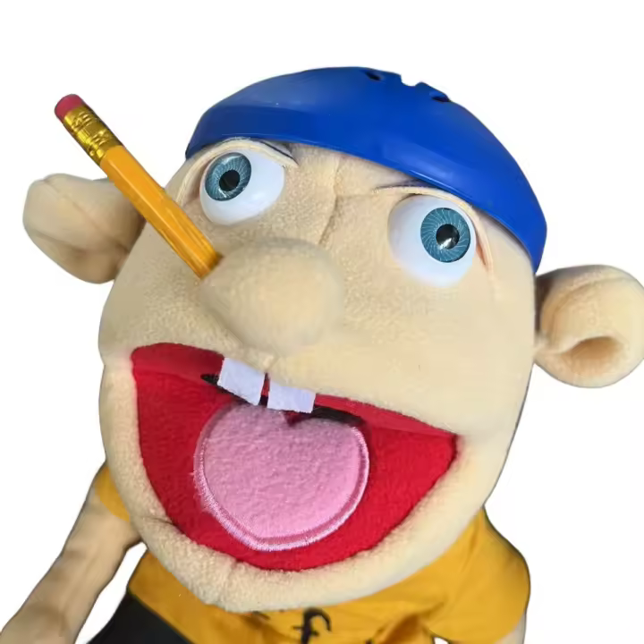 Juguete interactivo de marioneta de mano con cara de fantasma- Muñeco divertido de educación temprana para niños - 1
