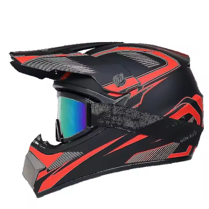 Send 3 Pieces Gift Motorcycle Helmet Children Off-road Helmet Bike Downhill Am Dh Cross Helmet Capacete Motocross - 1