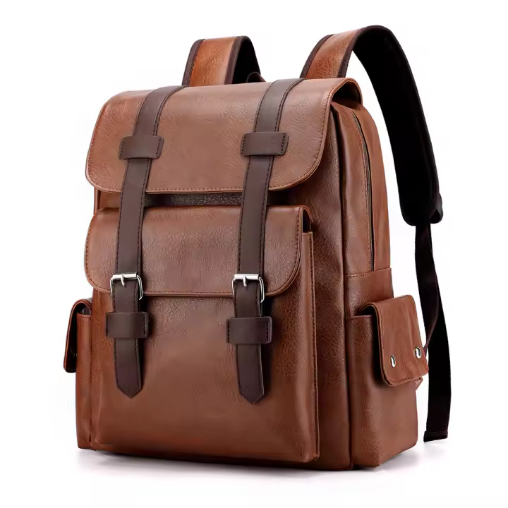 Mochipa de Hombre impermeable para hombre, Bolso Retro informal de gran capacidad para portáil de Negocios para estudiantes, mochila Escolar de viaje, fashion - 1